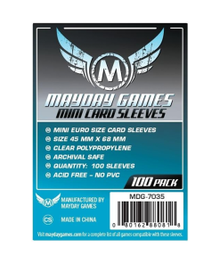 Mini Euro Sleeves - 100 Pack - 45 x 68 mm (C)