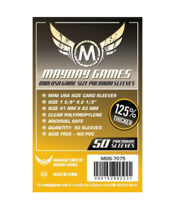 Premium Mini USA Sleeves - 50 Pack - 41 x 63 mm (A)