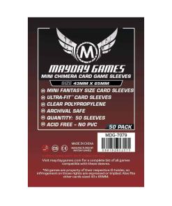 Premium Mini Chimera Game Sleeves - 50 Pack - 43 x 65 mm (B)
