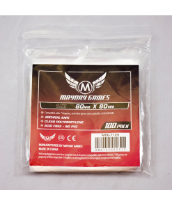 Medium Square Sleeves - 100 Pack - 80 x 80 mm (R) - Image 2